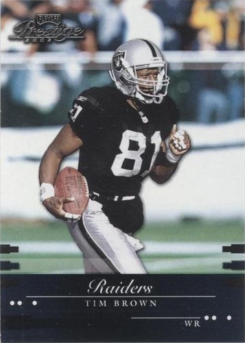 2002 Playoff Prestige Tim Brown #102