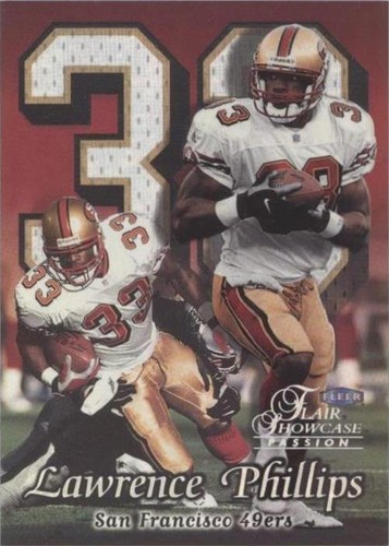 1999 Flair Showcase Lawrence Phillips #81