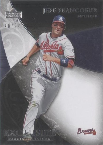 2007 Upper Deck Exquisite Rookie Signatures - Jeff Francoeur #40