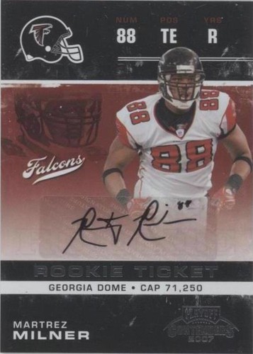 2007 Playoff Contenders Martrez Milner #195
