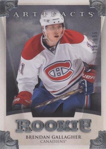 2013-14 Upper Deck Artifacts - Brendan Gallagher #155