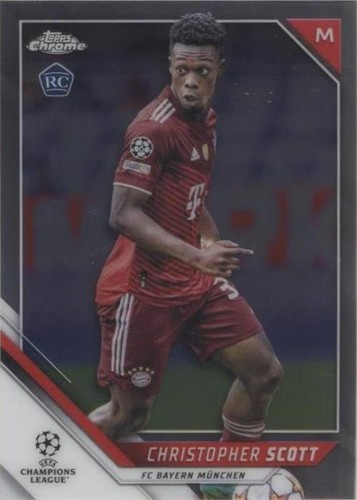 2021-22 Topps Chrome UCL Christopher Scott #177