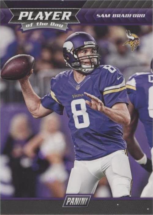 2017 Panini Player of the Day Sam Bradford #21