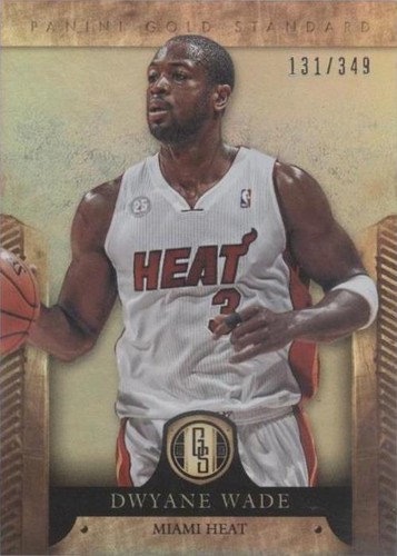 SGC 6 2013 DWYANE WADE PANINI GOLD STANDARD NBA #33 METAL SSP SP