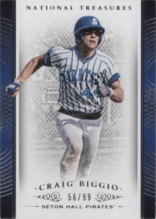 Panini National Treasures College 2015 - Craig Biggio #28