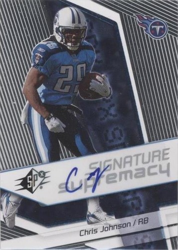2008 SPx Chris Johnson #SS-CJ