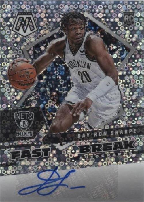 2021-22 Panini Mosaic - Day'Ron Sharpe #FBA-DAY