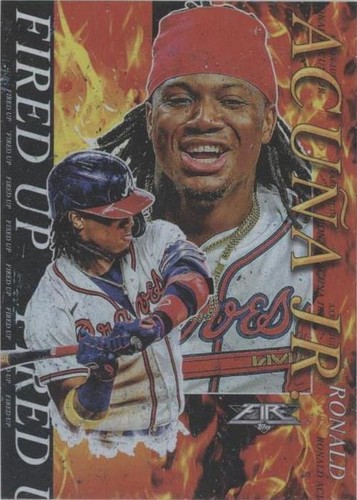 2021 Topps Fire - Ronald Acuña Jr. #FIU-10