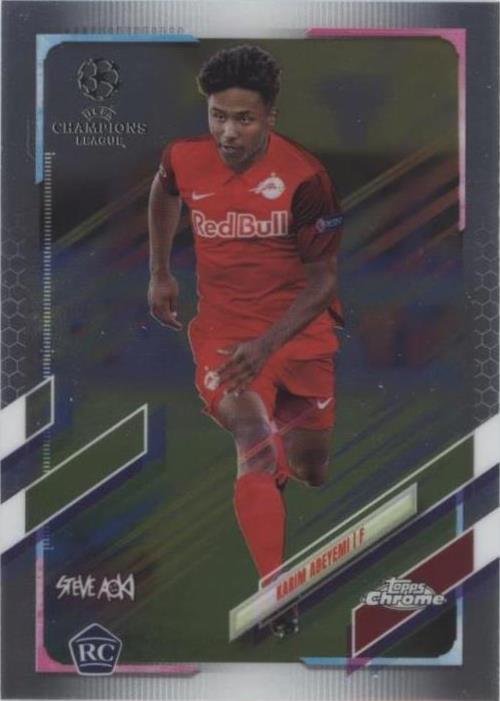 2020-21 Topps Chrome X Steve Aoki UCL Karim Adeyemi #99