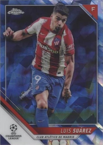 2021-22 Topps Chrome UCL Sapphire Edition Luis Suárez #108