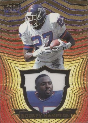 1997 Pacific Invincible Rodney Hampton #97