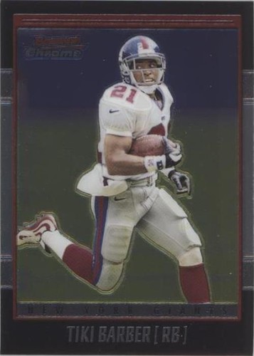 2001 Bowman Chrome Tiki Barber #55