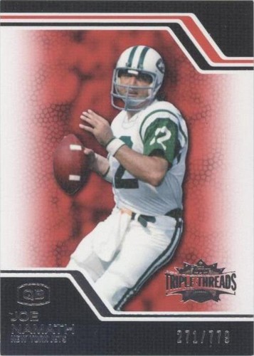2008 Topps Triple Threads Joe Namath #96