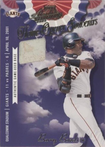 2001 Playoff Absolute Memorabilia - Barry Bonds #OD-42