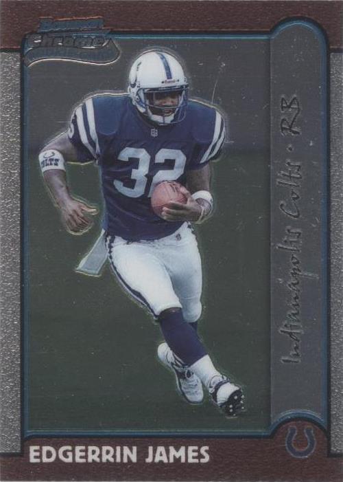 Bowman Chrome Edgerrin James #161 1999