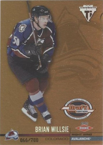 2001-02 Pacific Private Stock Titanium Draft Edition - Brian Willsie #118