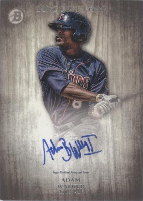 2014 Bowman Inception - Adam Walker #PA-AW
