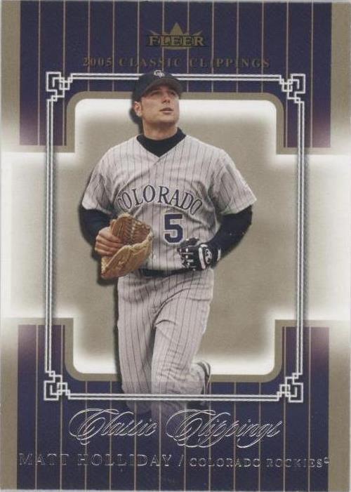 Fleer Classic Clipings 2005 - Matt Holliday #49