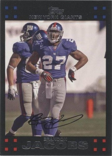 2007 Topps Brandon Jacobs #87