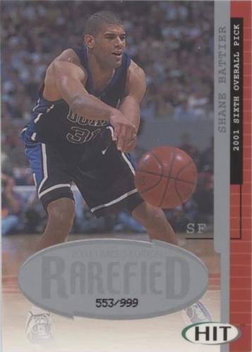 2001-02 SAGE Hit - Shane Battier #R34