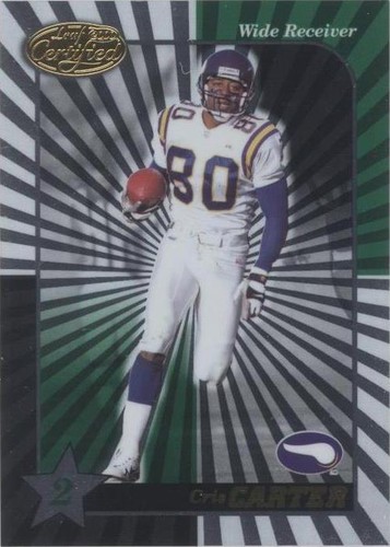 2000 Leaf Certified Cris Carter #130
