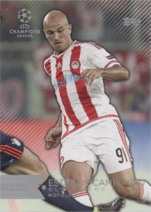 2015-16 Topps UCL Showcase Esteban Cambiasso #148