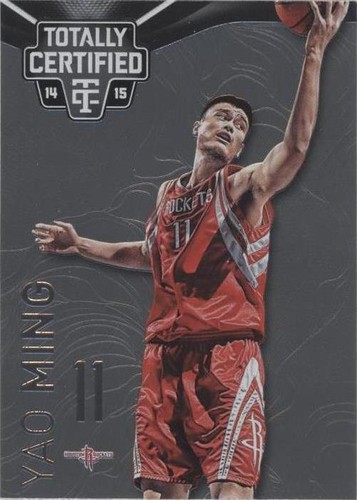 2024-25 Panini Totally Certified YAO MING #177 Maroon Mirror