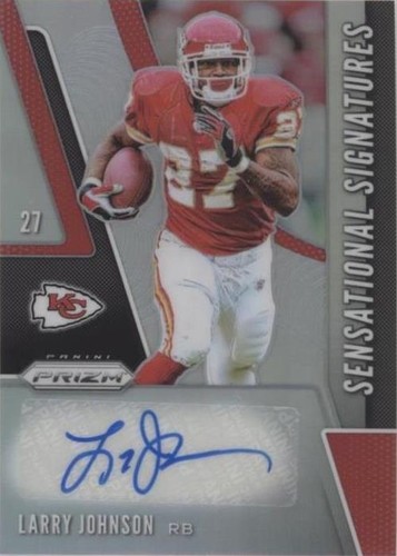 その他 LARRY JOHNSON auto Larry Johnson IP (in person) auto. 1995-96 topps finest