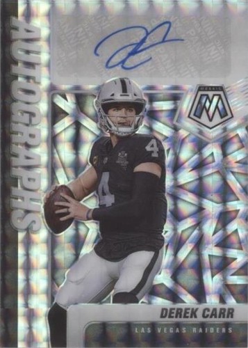 2021 Panini Mosaic Derek Carr #A-DC