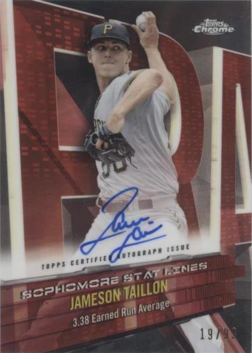 2017 Topps Chrome - Jameson Taillon #SSLA-JT