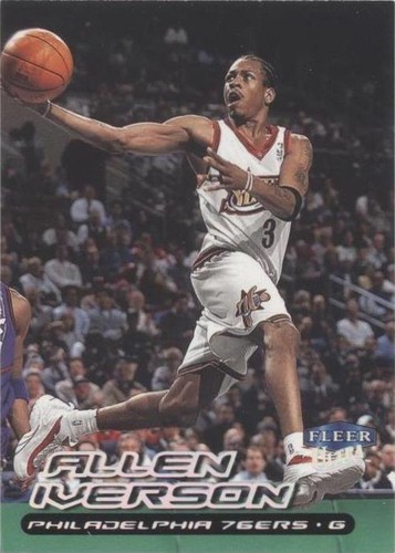 その他 2000 Fleer Allen Iverson Autographics Allen Iverson Autographed 1999-00 Fleer Ultra Gold Medallion