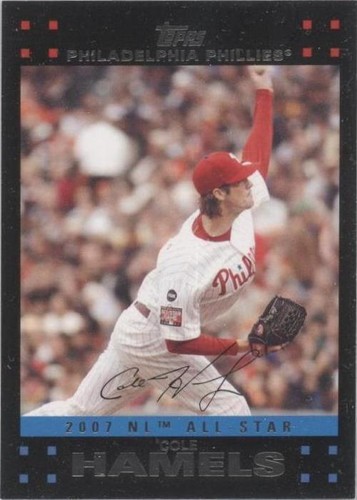 2007 Topps Updates & Highlights - Cole Hamels #UH240