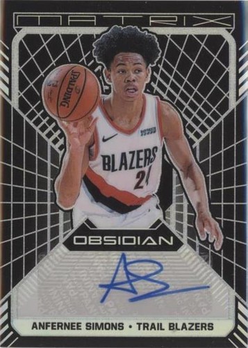 2018-19 Panini Obsidian - Anfernee Simons #MA-ASM