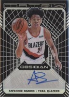 2018-19 Panini Obsidian - Anfernee Simons #MA-ASM