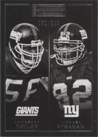 2015 Panini Playbook Lawrence Taylor Michael Strahan #40