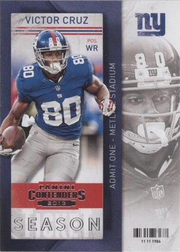 2013 Panini Contenders Victor Cruz #50