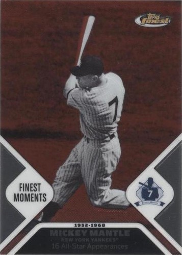 2006 Topps Finest - Mickey Mantle #MMFM6