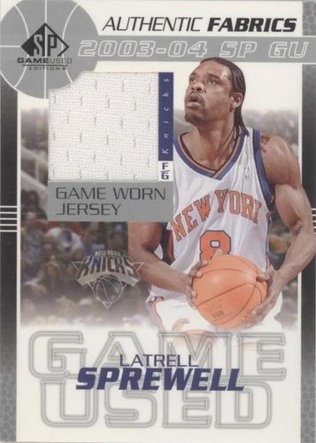 2003-04 SP Game Used - Latrell Sprewell #LS-J