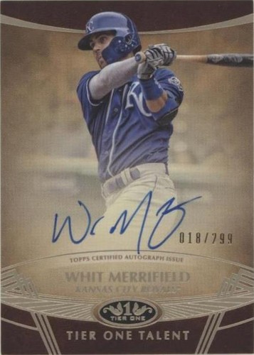 2019 Topps Tier One - Whit Merrifield #TTA-WM