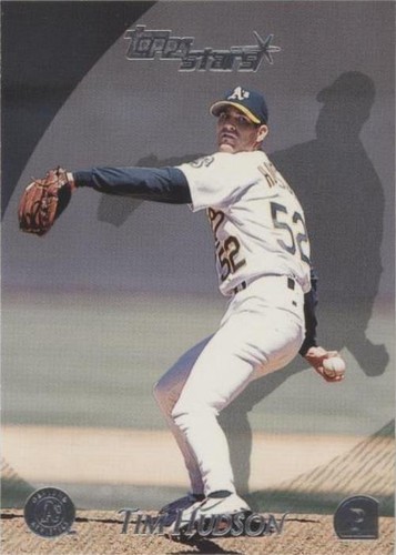 TIM HUDSON 2000 Prism HOLOGRAPHIC GOLD #217/480 - ATHLETICS