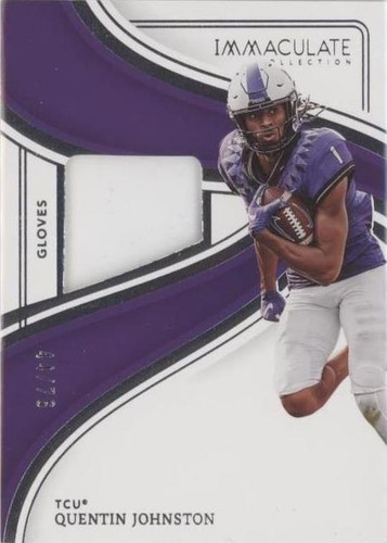 2023 Panini Immaculate Collection Collegiate Quentin Johnston #IG-QUJ