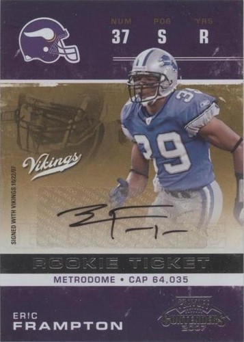2007 Playoff Contenders Eric Frampton #147