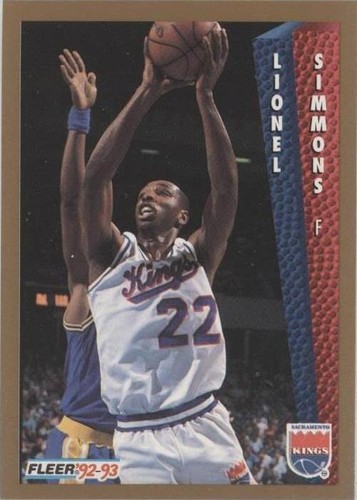 1992-93 Fleer - Lionel Simmons #198