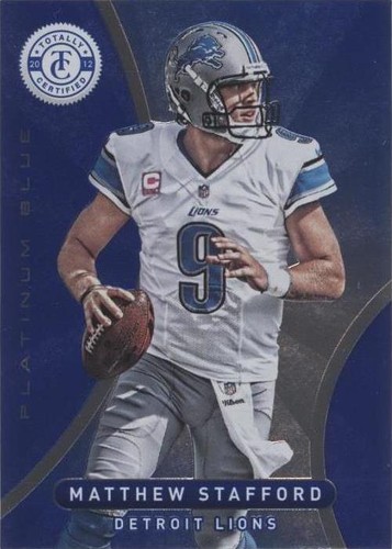2012 Totally Certified Matthew Stafford #38