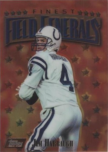 1997 Topps Finest Jim Harbaugh #85