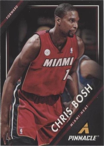 CHRIS BOSH 13-14 National Treasures MATERIAL GOLD PRIME LOGO PATCH /25
