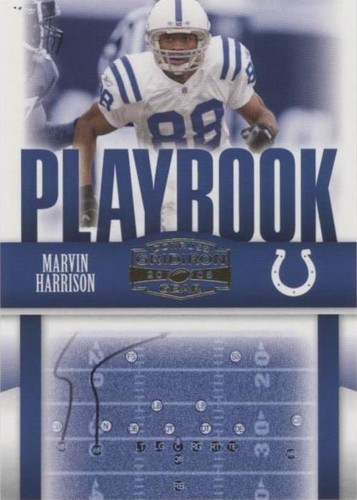 2006 Donruss Gridiron Gear Marvin Harrison #PB-6