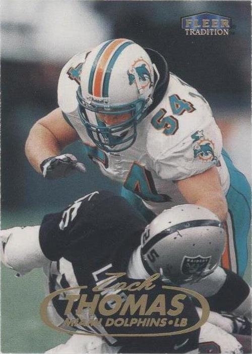 1998 Fleer Tradition Zach Thomas #141