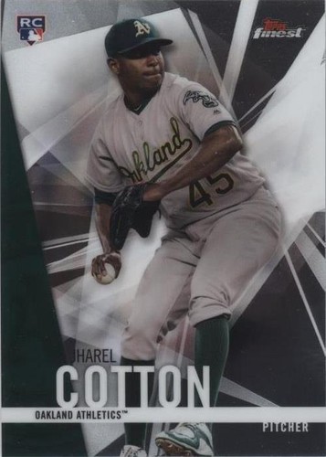 2017 Topps Finest - Jharel Cotton #106