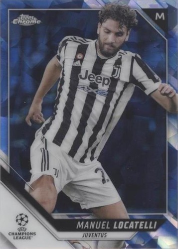 2021-22 Topps Chrome UCL Sapphire Edition Manuel Locatelli #160